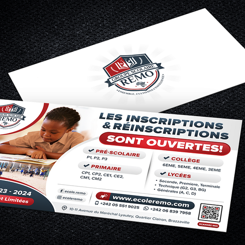 Design a classy flyer for an effective school rebranding & enrollment program Design by 99B