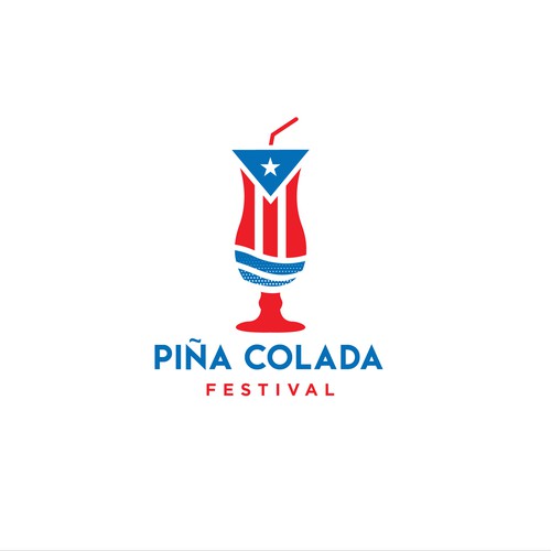 Design Piña Colada Festival Logo and Branding Package di smitadesign