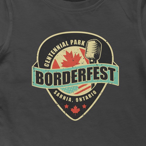 Vintage Style T-Shirt Design for a Music Festival Design by zzzArt