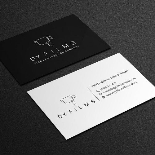 Business card for video production company Design by Galaxiya