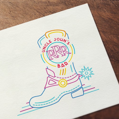 RRR Bar logo contest Design by chiran2018