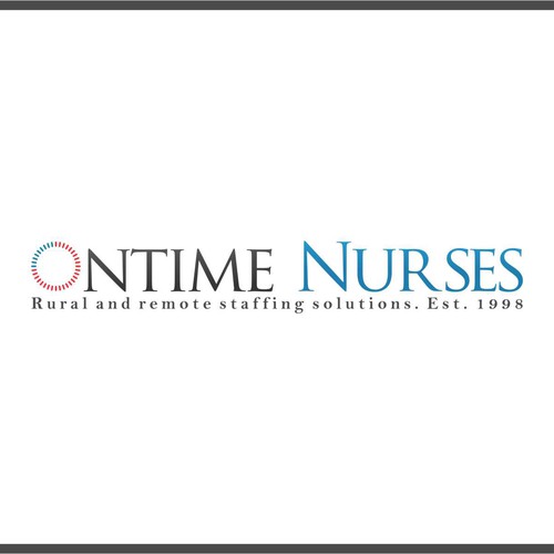 logo and business card for Ontime Nurses Design by 'tie