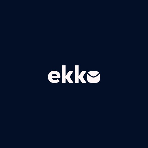 SIMPLE LOGO - ekko Letters then dm after Design by Saveht