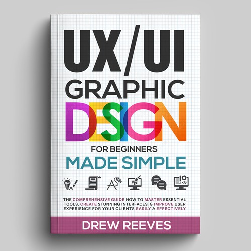 Designs | UX/UI graphic book design cover | Book cover contest