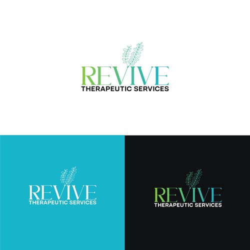 Looking for a modern, refreshing logo for Revive Therapeutic Services Design réalisé par S H A Y