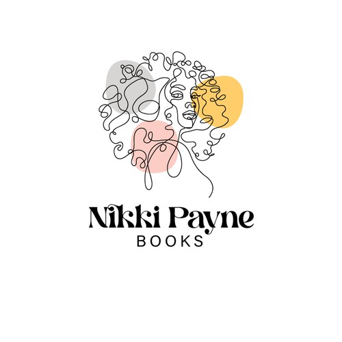 Romance author logo Design by QPR