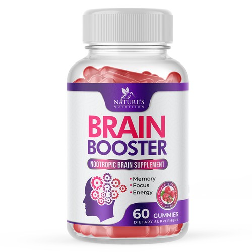 Brain Booster Supplement Design Needed for Nature's Nutrition Design by UnderTheSea™