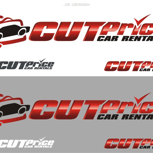 logo for Cut Price car rentals Design by JS design