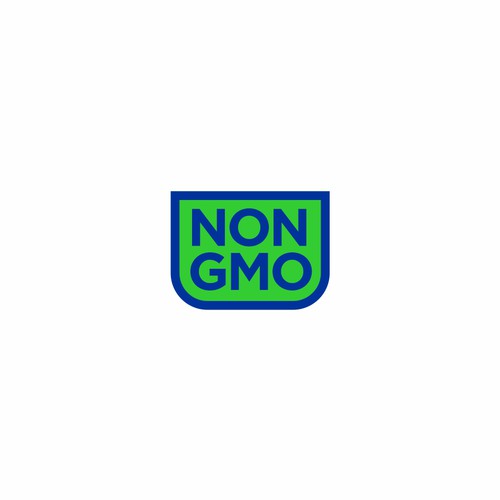 Food Packaging NON-GMO Logo Design réalisé par AD's_Idea