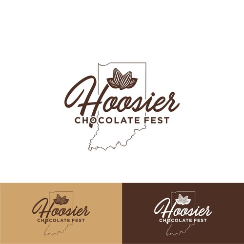 Hoosier Chocolate Fest Logo Design by mekanin