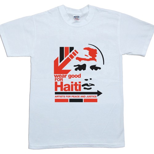 Wear Good for Haiti Tshirt Contest: 4x $300 & Yudu Screenprinter Diseño de markoturso