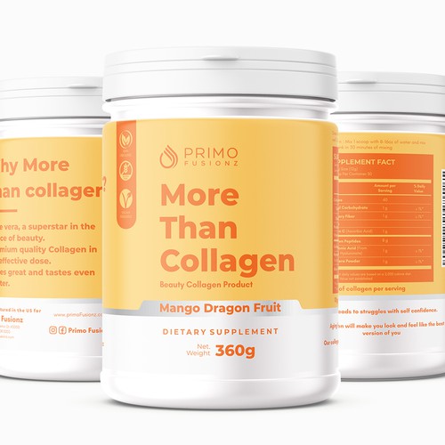 Looking For Simple Attention Grabbing Collagen Product Label Diseño de atensebling