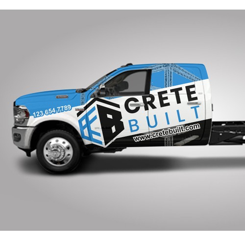 Truck and Trailer Wrap Design by xen art