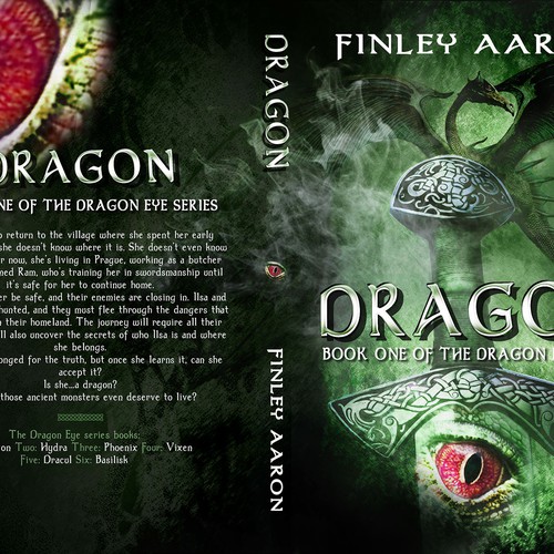 Book Covers for the first 3 books in my YA urban fantasy series, Dragon Eye—more books to come! Ontwerp door : Elementi.studio