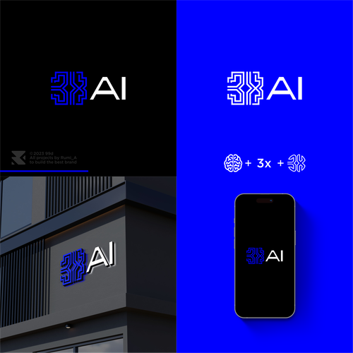 Design a Sleek and Modern Logo and Brand Identity for an AI Consulting Firm Design by ALdesign_