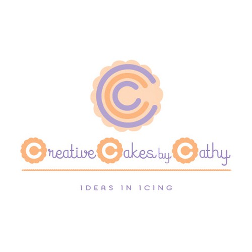 create a unigue logo from cake design using the 3 C's Design by designdazzle