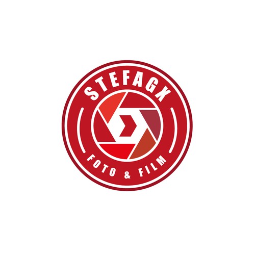 Photographer and filmmaker logo in modern style. Company is restructured and gets a new name Design by PasaiaCom