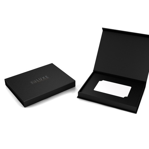 Design a box for all LUXE members cards. This card is recieved and used by all Luxe members. Design by buds78