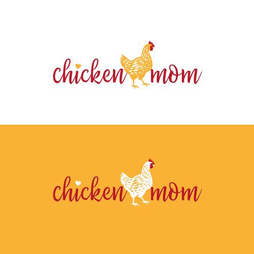 Design a logo for the chicken mom website.