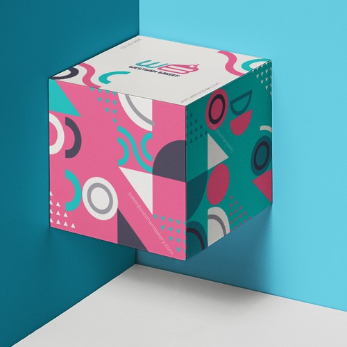 The Best Looking Cake Box Ever Design by Sophia333