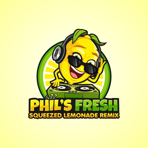 Fresh squeezed lemonade logo reinvented Design by brint'X