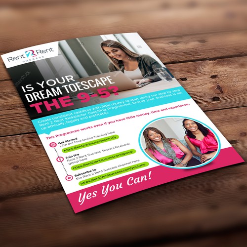 Create a Ridiculously Good Flyer for Rent 2 Rent Success Design von Creative Milan ❤️