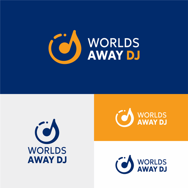 Design by madrisaldi titled "Meaningfull Logo for Worlds Away DJ"