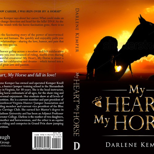 A great horse book needs a great cover! Design réalisé par Nitsua