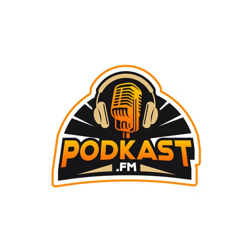 📣 our PODKAST.FM radio needs its logo Design by Print_design