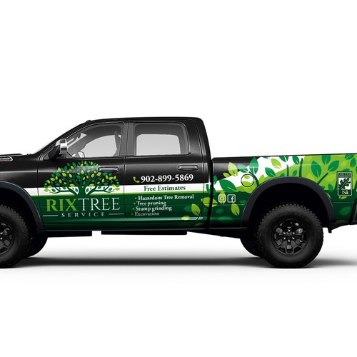 Truck wrap design-ontwerp door Art Mahno ✔