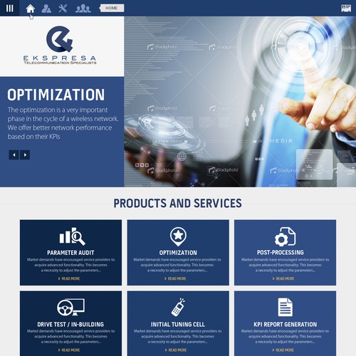 Parallax Website Design Wanted for Ekspresa Diseño de Ananya Roy
