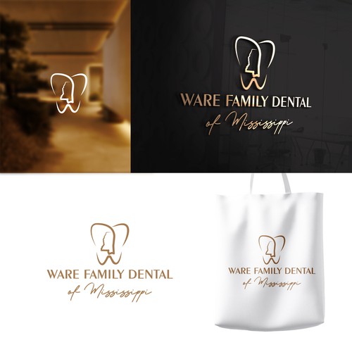 Sophisticated logo for esthetic/cosmetic dental office in Mississippi Design by ExclusiveDGN