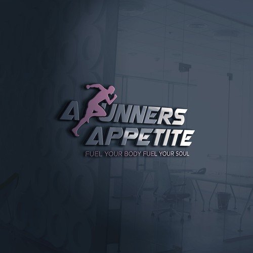 Create a memorable logo for "A Runners Appetite" A healthy lifestyle