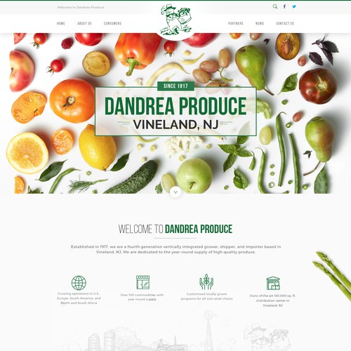 101 year old produce company needs a website to go another 100 Design by KashiArts