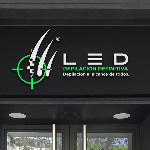 Diseño y Logo para Empresa de Depilación Definitiva Design by The Perfect Symbols