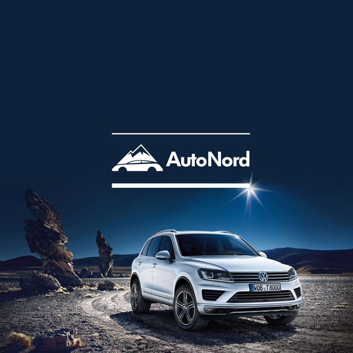 "AutoNord Service Partner Volkswagen Skoda ha bisogno di un logo moderno" ganador Logotipos