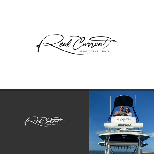 Boat Name Font/Logo Design Design by S.P.W