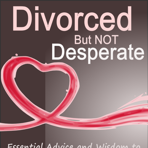 book or magazine cover for Divorced But Not Desperate Diseño de Yogtal