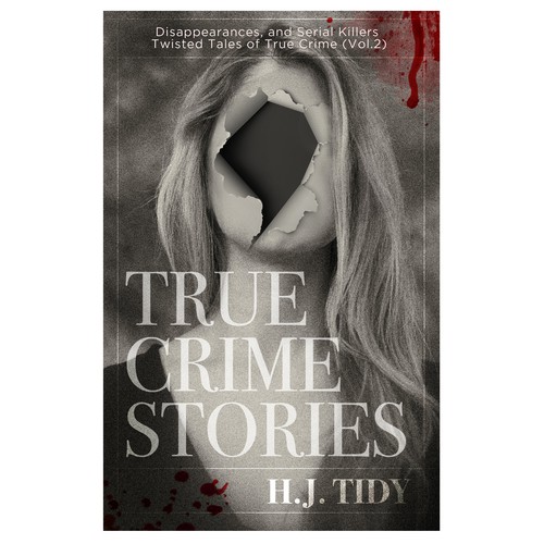 True Crime eBook cover. Diseño de arté digital graphics