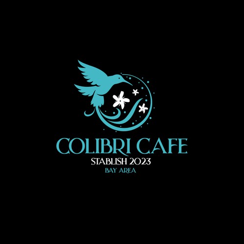 Colibri Cafe (Hummingbird Cafe) Design by ✅ LOGO OF GOD ™️