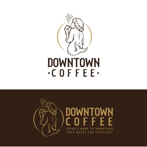 Vintage, Retro Iconic design with an artistic flare for Downtown Paris, TX Coffee House Design by lindt88