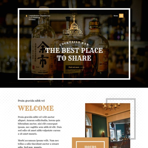 Web page design contest entry by FuturisticBug