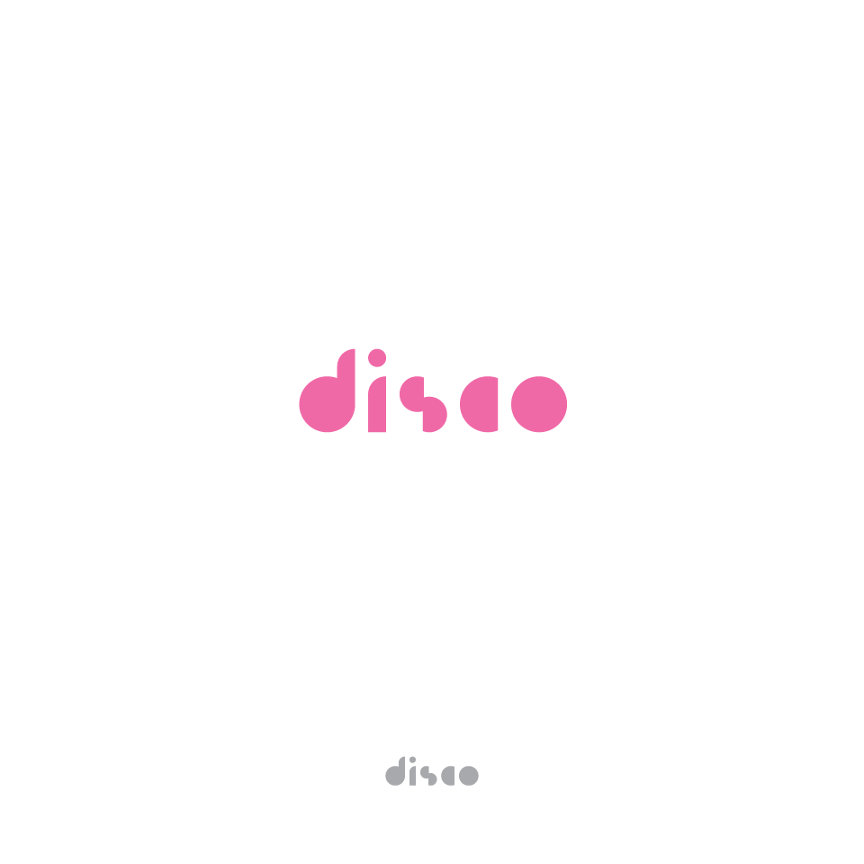 Disco logo with the title 'Smart disco logo'