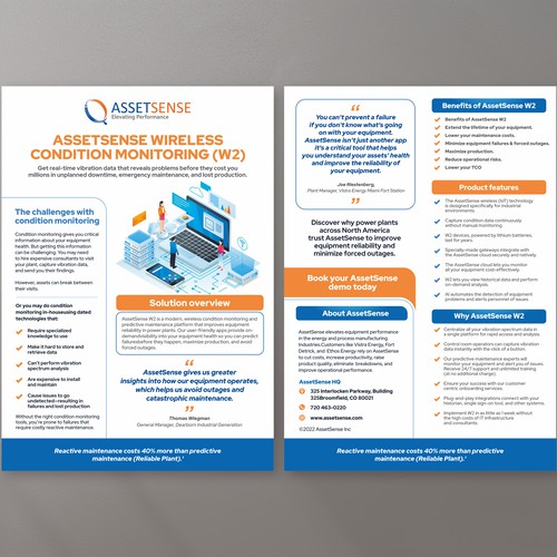 B2B Technology Product Brochure - Creative & Illustrative Style Design by Dzhafir