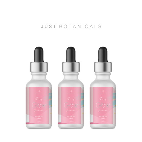 Luxury Label for CBD infused Hyaluronic Acid Serum Design by creationMB