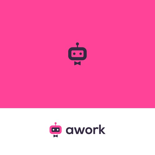 New logo for AI-based productivity software "awork" Diseño de Angela Cuellar