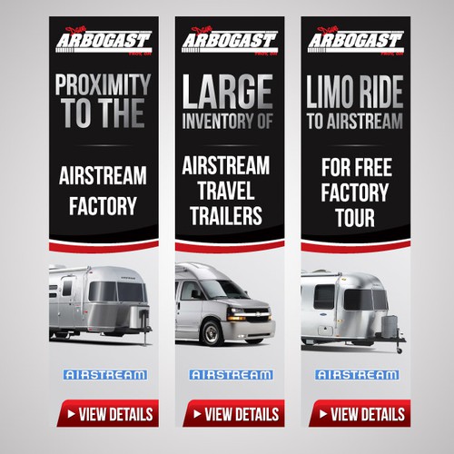 Arbogast Airstream needs a new banner ad Design por Priyo