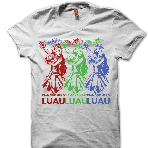 Create A Shirt Souvenir For The Hottest Luau In Hawaii Design by iMAGIngarCh+