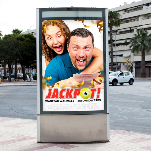 JACKPOT! The Comedy Short Film Poster Design Challenge" Design by Kosmos Creatives