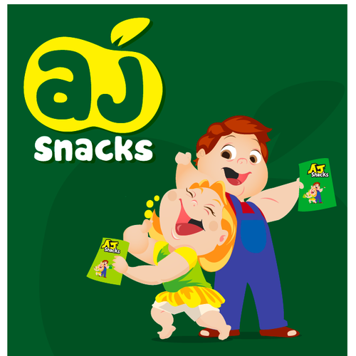 Create an Iconic Organic Kid's Snack Character Logo Design by Sukach